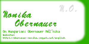 monika obernauer business card